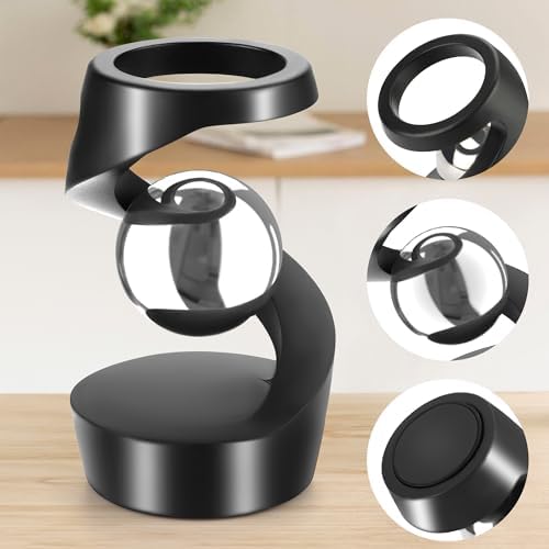 Kinetic Spinning Fidget Desk Toy for ADHD Stress Relief, Black