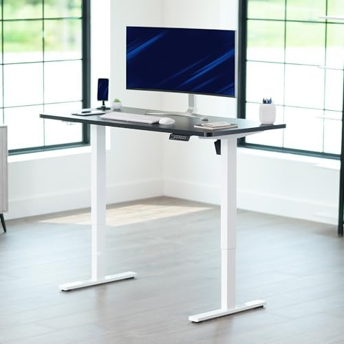 VIVO Black 55 x 28 in Standing Desk, DESK-KIT-1W55B