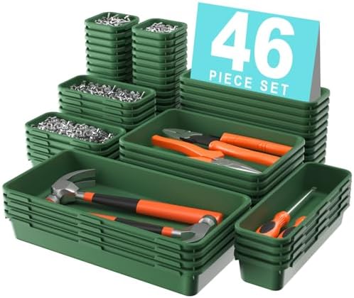 A-LuGei 【𝟓 𝐒𝐈𝐙𝐄 Tool Box Organizer Tray Divider Set Drawer Organizer