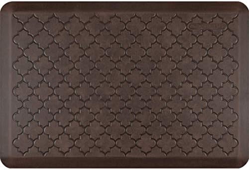 WellnessMats Trellis Collection Anti-Fatigue Floor Mat, Polyurethane – Ergonomic Support Pad for Home, Kitchen, Garage, Office Standing Desk – Water Resistant - Made in USA