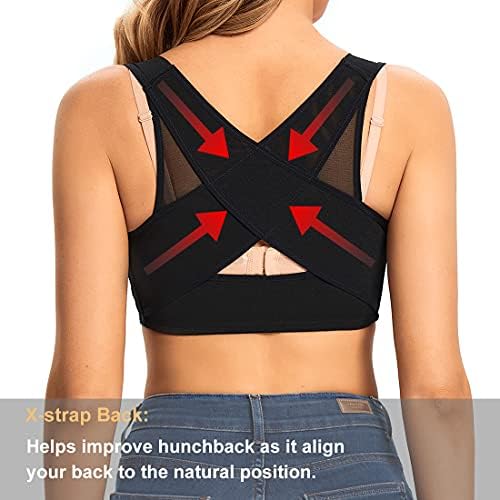 JOYSHAPER Chest Brace Up for Women Posture Corrector Shapewear Vest Tops Bra Support Shaper