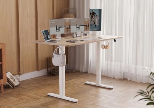 YDN 63 x 24 Inch Nature Electric Standing Desk