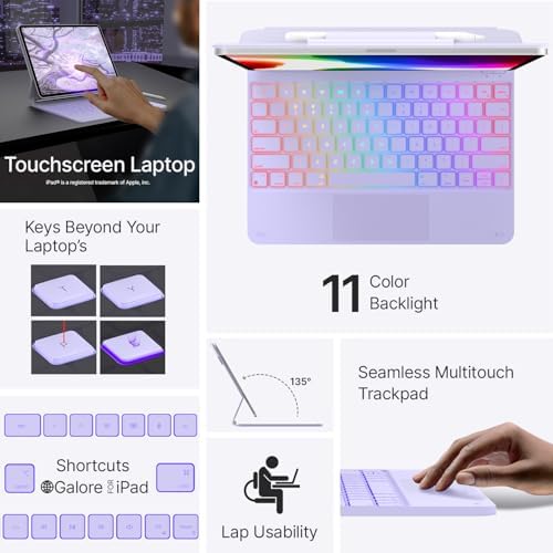 typecase Edge Magic-Style Magnetic Keyboard Case for iPad Air 13/Pro 12.9