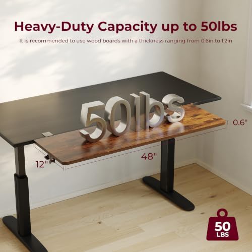 Desk Extender Tray, 48"×12" Clamp-On Arm Rest Shelf