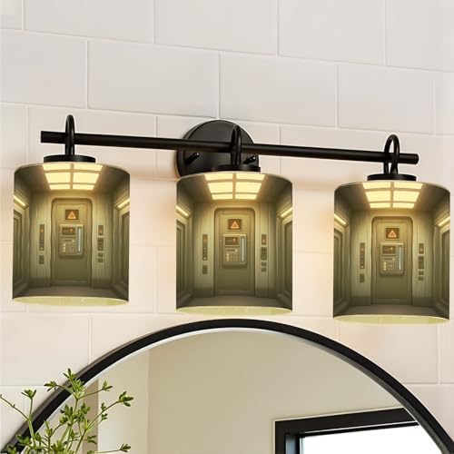 3 Pack Cylinder Glass Lamp Shade Control Panel Display Lights Walls Illuminated Ceiling Painting Design Covers with 1-5/8" Fitter Opening Light Fixture Replacement for Table Lamp Bathroom Vanity Light