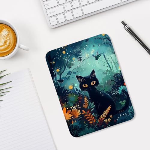 Small Mouse Pad, Mini Mouse Pad 6 x 8 Inch, Thick Rubber Waterproof Mouse Mat, Cute Mousepad for Women Men Wireless Mouse Laptops Home Office, Pretty Cat