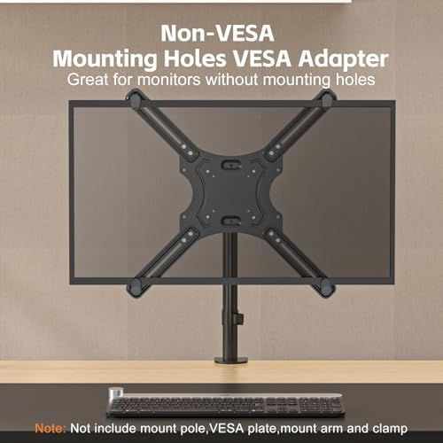 suptek Universal VESA Mount Bracket Adapter Monitor Arm Mounting Kit for 17 to 32 inch Monitor Screen