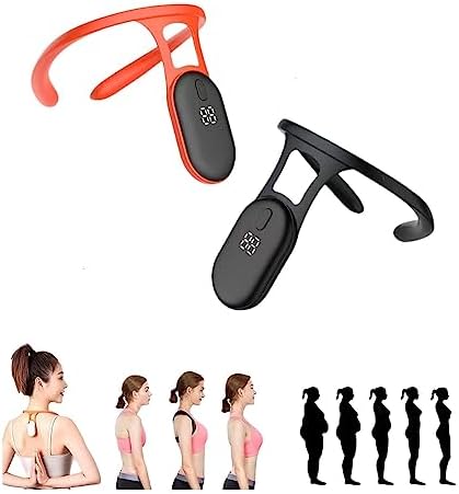 Smart Back Support, Healthy intelligent back support, back support, 1 week quick intelligent posture corrector reminder device, Suitable for female and male children (Orange red 1pcs) ( Color : Orange