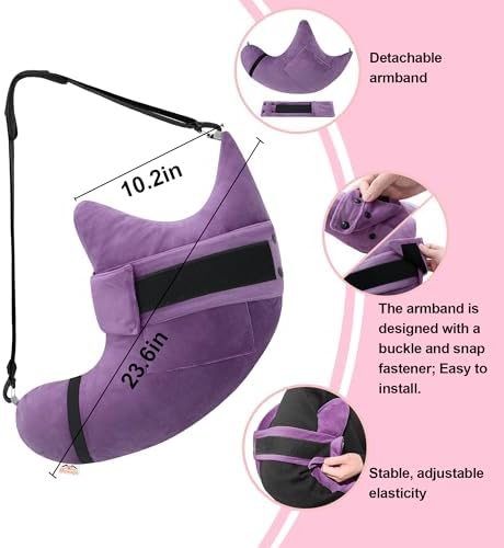 Shoulder Surgery Pillow for Rotator Cuff Pain Impingement Replacement Recovery Aids Side Sleepers Body Post Arm Torn Injury Support Relief Supplies Broken Collarbone Neck Rehab Must Haves