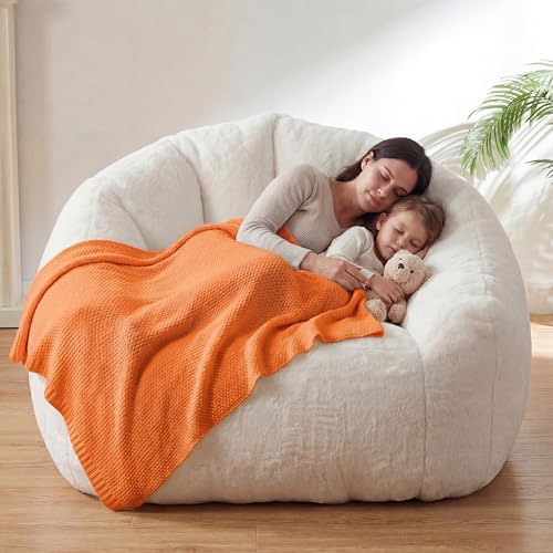 HUGHEAVEN Max Giant Bean Bag Chair, Bean Bag Sofa for Adults & Teens