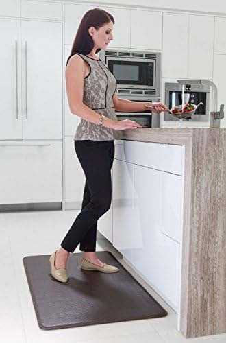 Imprint Cumulus9 Kitchen Mat Nantucket Series 20 in. x 36 in. x 5/8 in Black