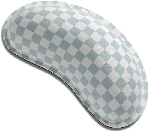 Dapesuom Mouse Wrist Rest, Cute Ergonomic Memory Foam Mouse Wrist for Computer Desk Mats Support, Hand Rest Pad Cushion for Gaming, Office, Laptop, Men, Women, Pain Relief & Easy Typing, Sage Green