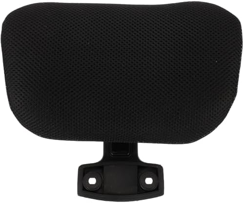 Operitacx Adjustable Office Chair Headrest 10.62X6.29 Inch Ergonomic Attachable Head Support Cushion for Neck Pain Relief in Home and Office