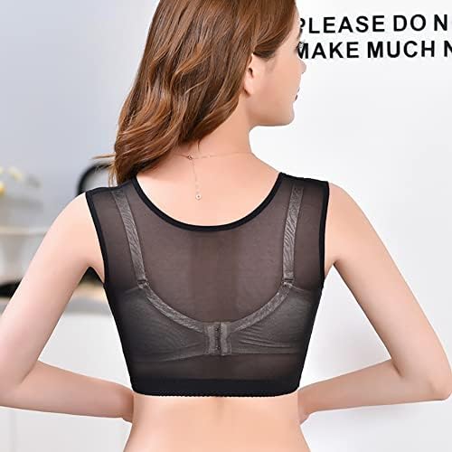 Surakey Women Chest Brace Up Posture Corrector Shapewear Tops Back Brace Support Bra Hunchback Body Shaper Corset (Skin Color XL)