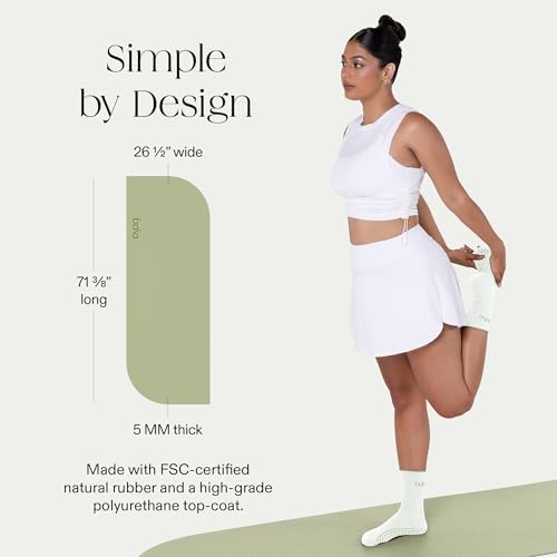 Bala Yoga Mat for Home Gym, Non-Slip Exercise Mat for Home Yoga