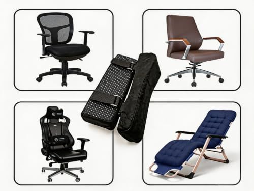 Chair Armrest Pads 2 Pack, High‑Density Sponge, Office Chair Arm Covers for Gaming Chair