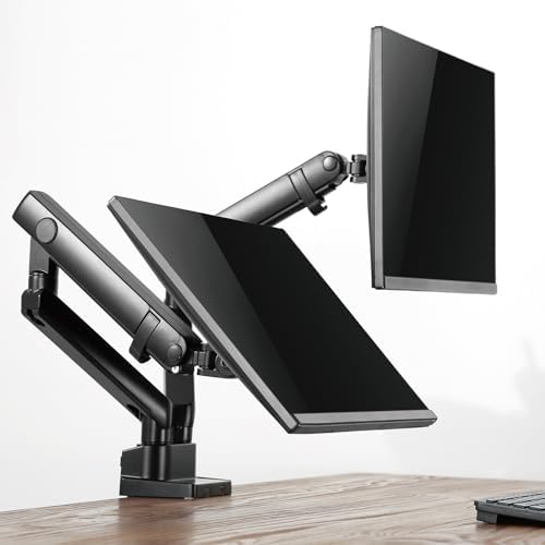 SilverStone Technology ARM25 Dual Monitor Arm with Mechanical Spring Design and Wide adjustability, SST-ARM25