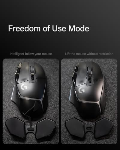 Stageek Mouse Wrist Rest,Ergonomic Wrist Rest for Mouse,Carpal Tunnel Support,Anti-Fatigue,Easy Glide Wrist Rest for The Right Hand,Black.