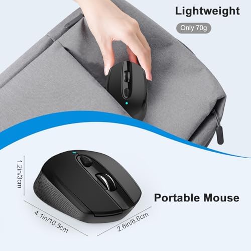 RaceGT USB C Wireless Mouse, Type C Mac Mouse