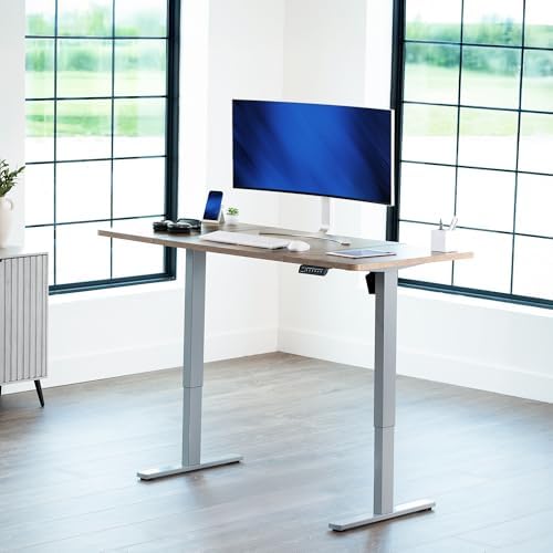VIVO Reclaimed Wood 60 x 30 in Standing Desk, DESK-KIT-1G6P-30