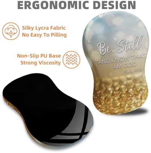 Ergonomic Mouse Pad Wrist Support for Carpal Tunnel Pain Relief