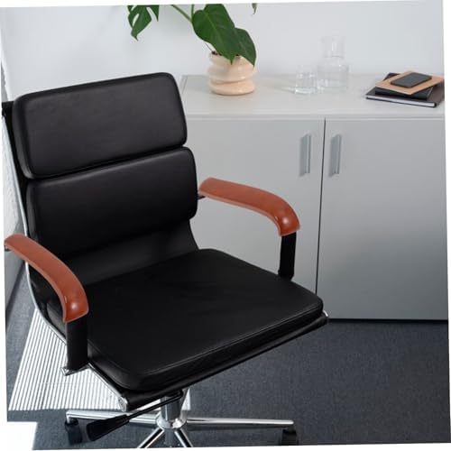 ARTIBETTER Office Chair Arm Pads Replacement Solid Wood Arm Rests for Desk and Swivel Chairs Universal Chair Armrest Pads for Comfort Grip 1 Pair