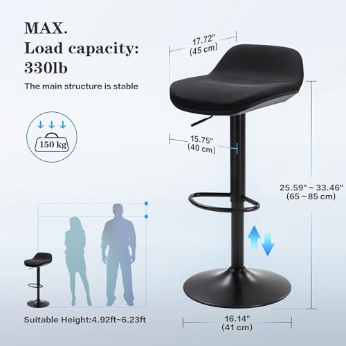 IWMH Standing Desk Stool, Adjustable Standing Desk Chair, Sit Stand Stool