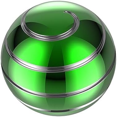 Kinetic Fidgets Desk Toy ADHD Stress Relief 1.77in Green Silver