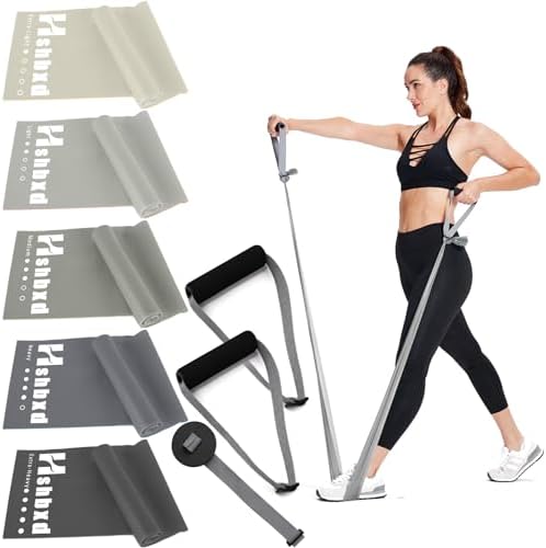 Resistance Bands Set for Physical Therapy, Rehab, Yoga and Pilates