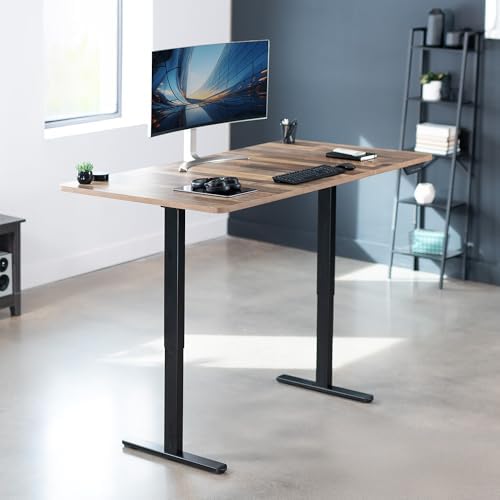 VIVO Reclaimed Wood 71 x 36 in Standing Desk, DESK-KIT-E2B7P-36