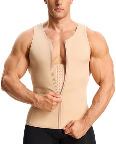 Nebility Compression Shirt Men Fajas Hombres Shapewear Tank Top Body Shaper