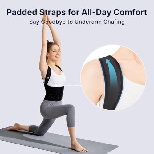 Fit Geno HeightFit Posture Corrector for Women & Men, Adjustable Back Brace