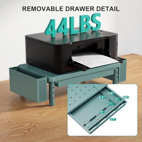 WALI Computer Monitor Stand with Storage and Pen Holder