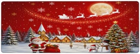 Christmas Large Mouse Pad Non-Slip Rubber Long Gaming Desk Mat