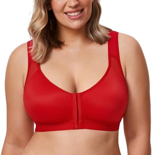 DELIMIRA Women's Front Closure Posture Support Bras