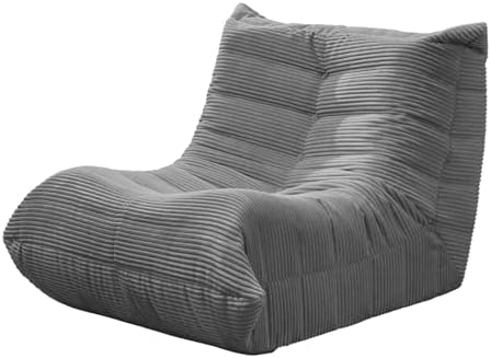 Hobestluk Small Bean Bag Chair Fireside Floor Chair BeanBag Couch Togo Sofa