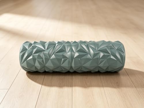 Textured Foam Roller 18 Inch High Density EVA for Muscle Massage Recovery
