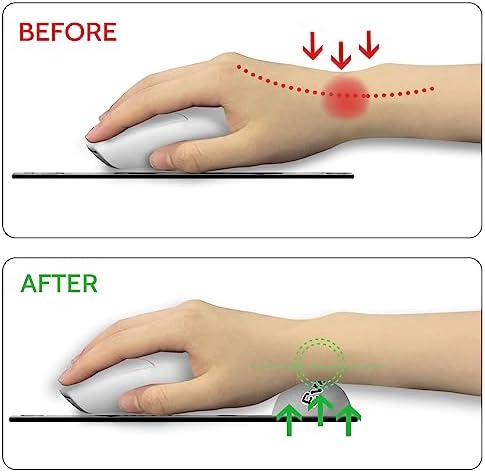 Blusabaca Cat Ergonomic Mouse Pad with Wrist Rest Mousepad Wrist Support