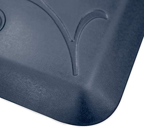 WellnessMats Bella Collection Anti-Fatigue Floor Mat, Polyurethane – Ergonomic Support Pad for Home, Kitchen, Garage, Office Standing Desk – Water Resistant - Made in USA
