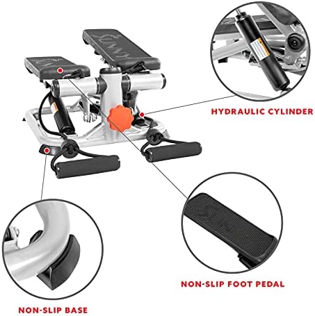 Sunny Health & Fitness Mini Stepper w/LCD Monitor & Adjustable Step Height
