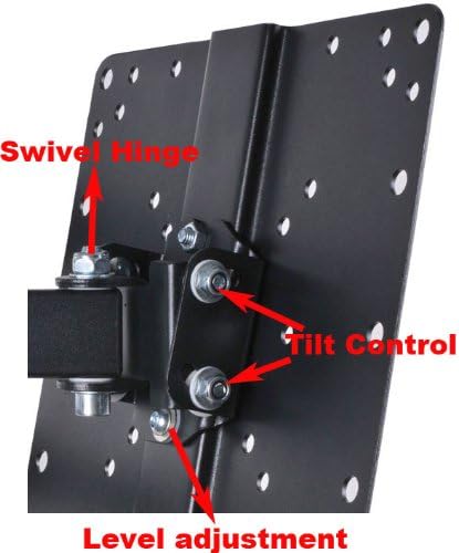 VideoSecu Articulating Arm LCD LED TV Wall Mount Full Motion Tilt Swivel Mount Bracket for Most 27" 30" 32" 36" 37" 40" 42" 47" Flat Screen with VESA 100 200 Mount Pattern B62