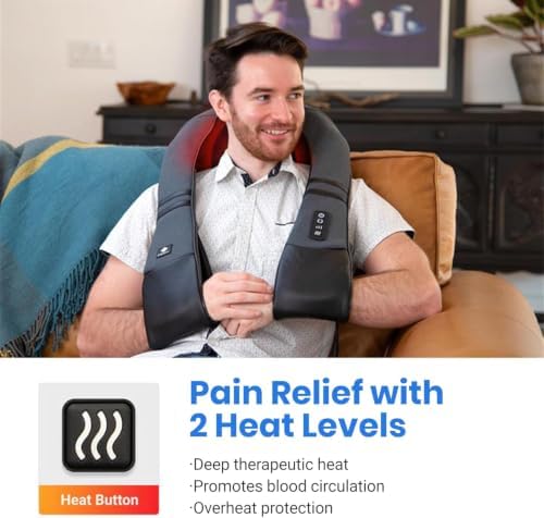 Etekcity FSA Eligible Cordless Neck Massager for Pain Relief Deep Tissue
