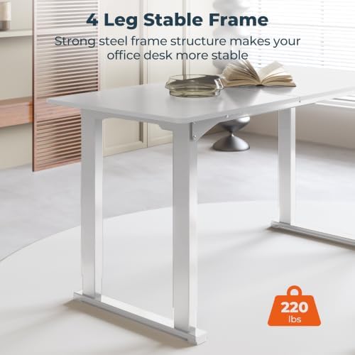 55x28'' 4 Leg Standing Desk,Electric Desk for Home Office