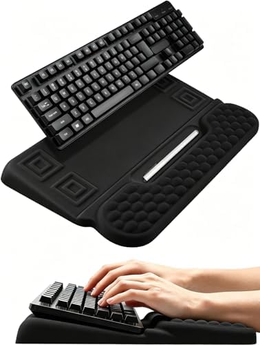 Wrist Rest with Keyboard Stand,Ergonomic Memory Foam Wrist Support