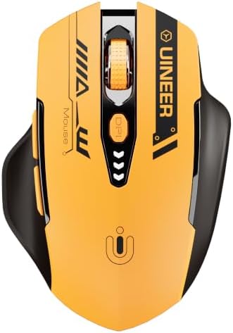 Uineer Wireless Mouse, Bluetooth 5.0/2.4G /Wired, 12,800 DPI, Programmable