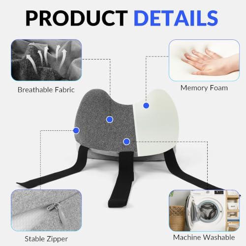 ROYALAY Office Chair Headrest Attachment, Desk Pillow for Napping