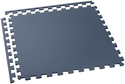 We Sell Mats 3/8" Thick Multipurpose EVA Foam Exercise Floor Mat, Interlocking Tiles, Anti-Fatigue for Home or Gym