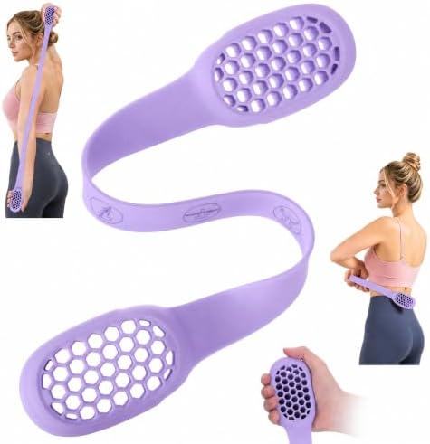 Resistance Band for Women, Silicone Shoulder Opener Back Stretcher,Stretch Bands for Exercise, Pull Exerciser for Posture Correction, Hand Grip Strengthener for Home Gym Office Travel