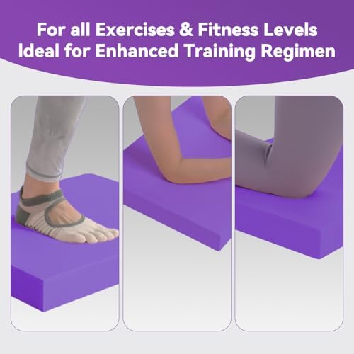 Large Thick Balance Pad Non-Slip Stability Trainer Yoga & Pilates
