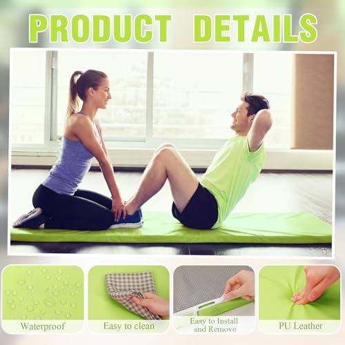 Lyrow 2 Inch Thick Yoga Mat 72x24 with Carry Strap Foam